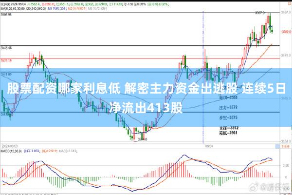 股票配资哪家利息低 解密主力资金出逃股 连续5日净流出413股